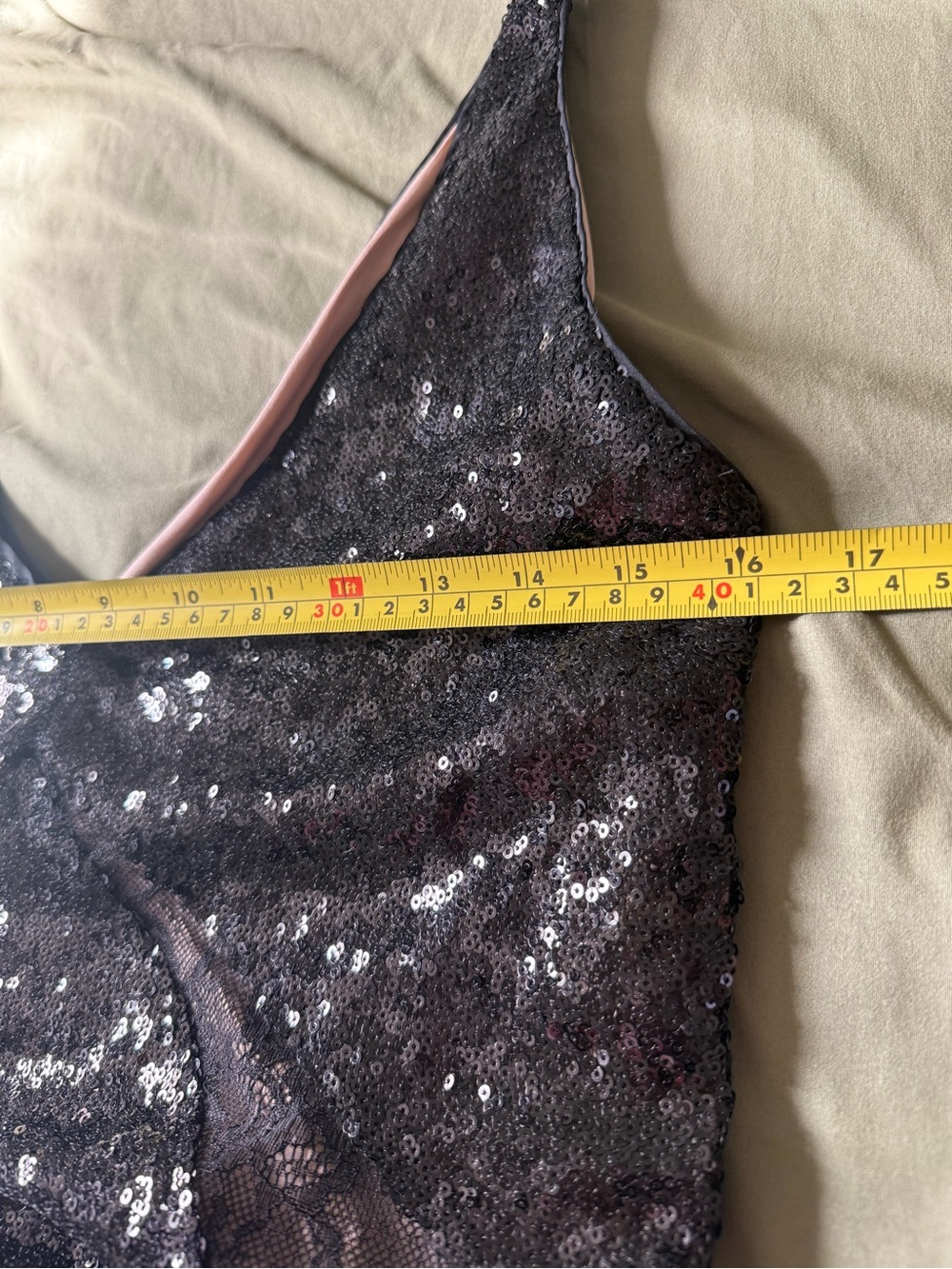 Express Sequin Mini Dress Size Medium M Black Y2K Shirt Western Rodeo Festival - Picture 6 of 7